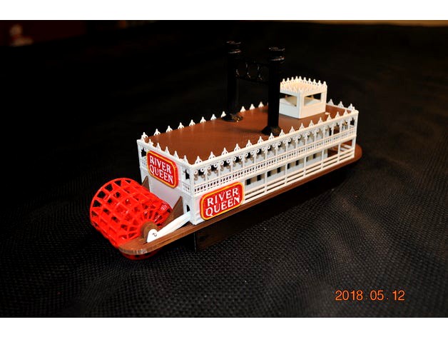 Steam Boat Paddle Wheeler w/ assembly instructions by tc_fea