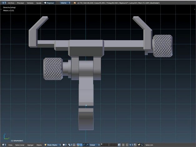 Modular Mounting System For Bicycles V2 by hiddenotebook