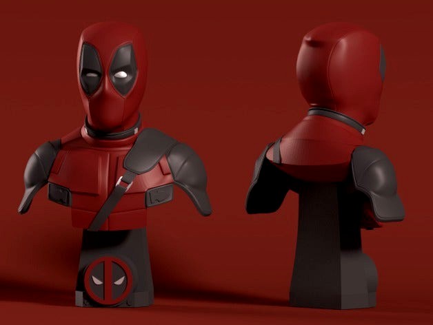 Deadpool Bust by HappyMoon