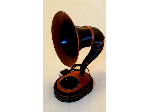 Amazon Echo 2nd Gen. Dot Gramophone by AzViper