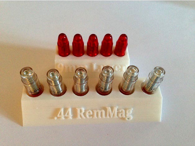 snap cap stand .44 Magnum 9mm Luger by sweet_waffles
