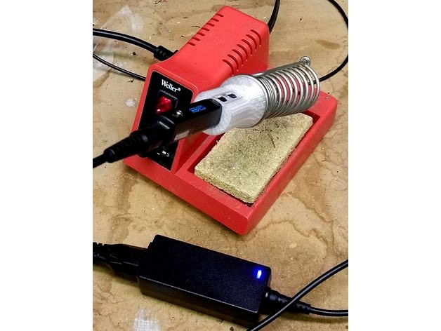 TS100 Soldering Iron Weller Grip by TimStough