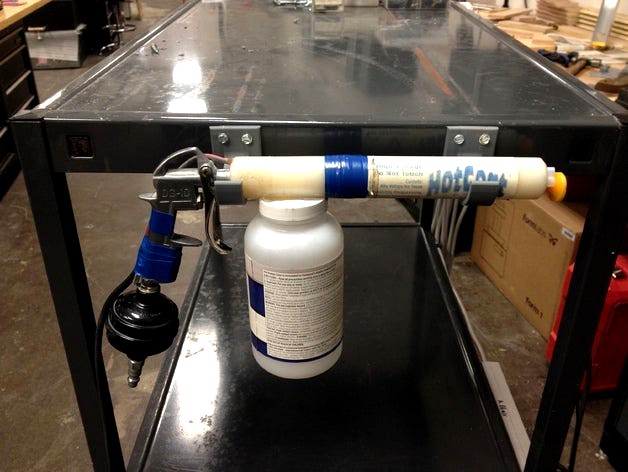 Powder Coat Gun Holster & brackets by DigiFabHardWare