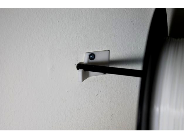 Wall mount spool holder by CrudePlatypus54