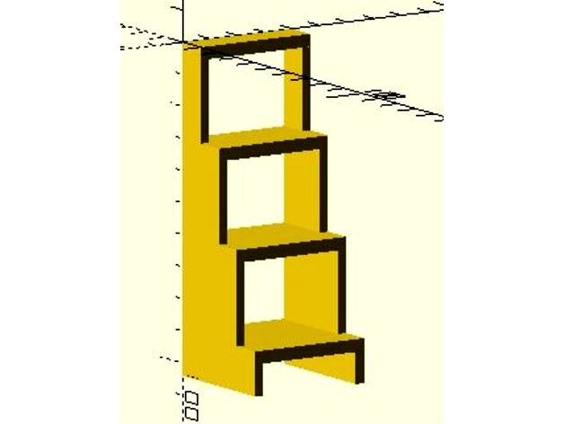 customisable step ladder/ display rack by angelkoh