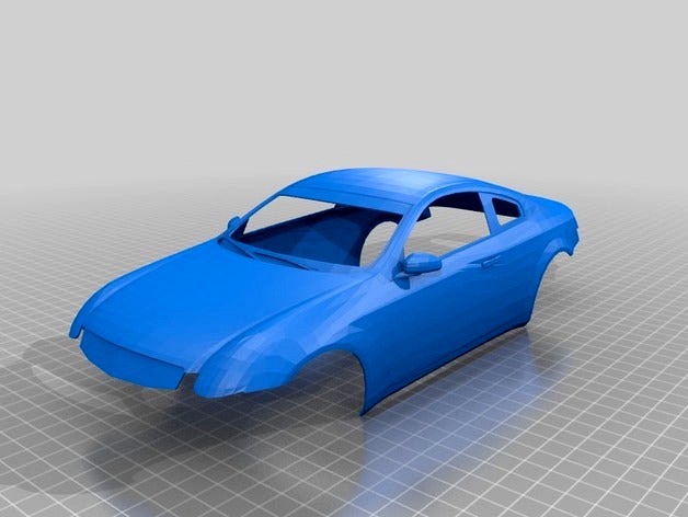 Infiniti g35 1/16 shell for RC(does not work) by ChildEater