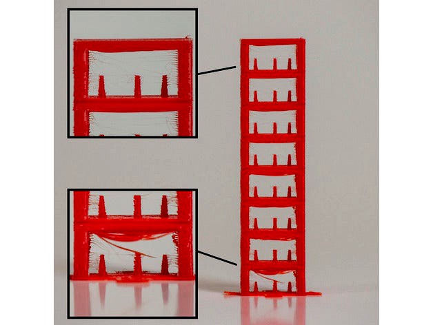 Temperature Tower by Simplify3D