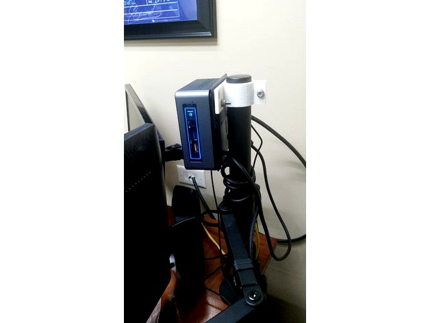 Intel Nuc and Raspberry PI Monitor Mount by portscanner