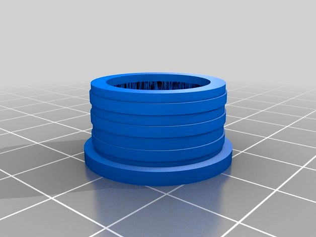 3/4" EMT conduit tubing end plug by bradcfisher