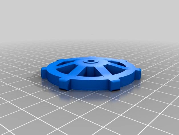 Parametric Nyloc Bed Leveling Knob by Desert_Hobo