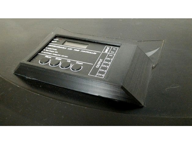 LED Time Controller Cover by TBoyModell