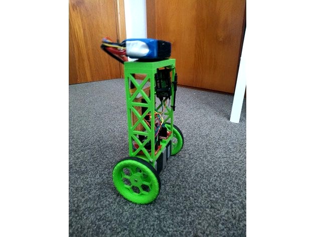 Balancing Robot Frame for Youtube Tutorial Series by JothamB