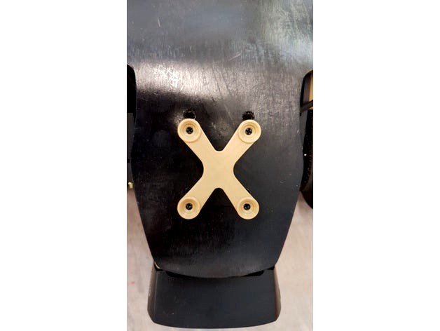 eSK8 Longboard Skateboard Cross Plate Deck Protector X Section by toughook