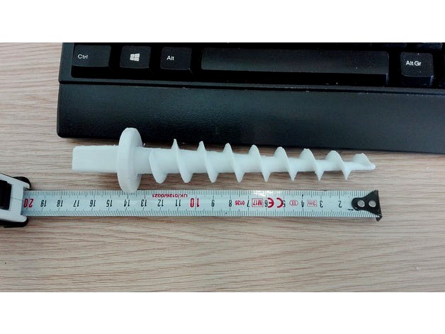 Picchetto a vite piccolo - Small screw peg - sand ancor by gomieroa