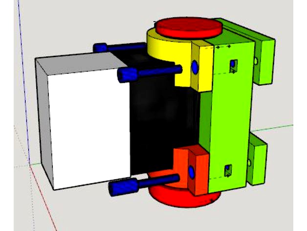 E twow Booster Clamp (scooter Frame Mounting) to add a box or bag - Plateau et Collier de serrage pour rajout de boite ou sac by Matthias94120