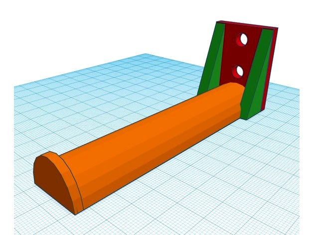 3030 Straight Spool Holder by Access3Dservices