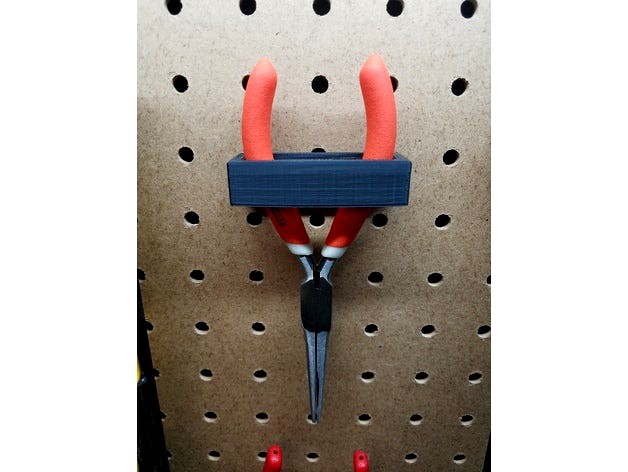 Peg Board Plier/Tool Holder by Finktrain