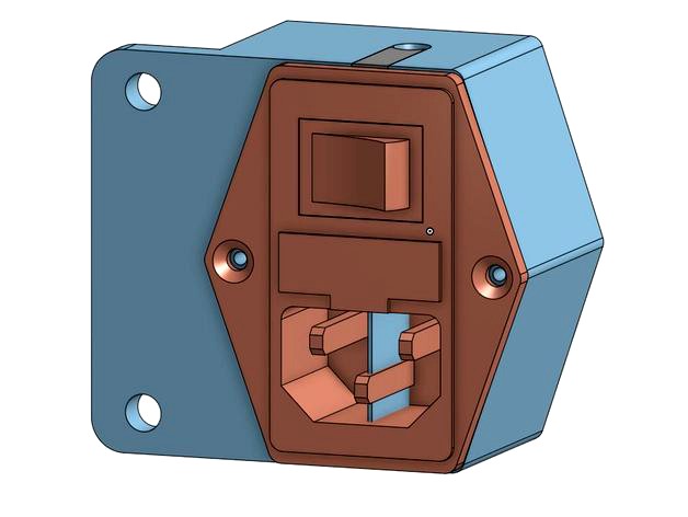 Design Switch Box 230v angular configuration, left and right by vadymch