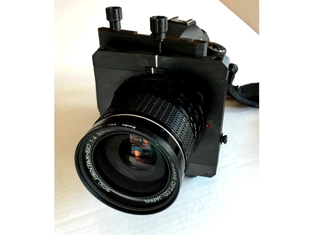 Tilt-Shift Adapter for Pentax 67 to Canon EF by Empiricus
