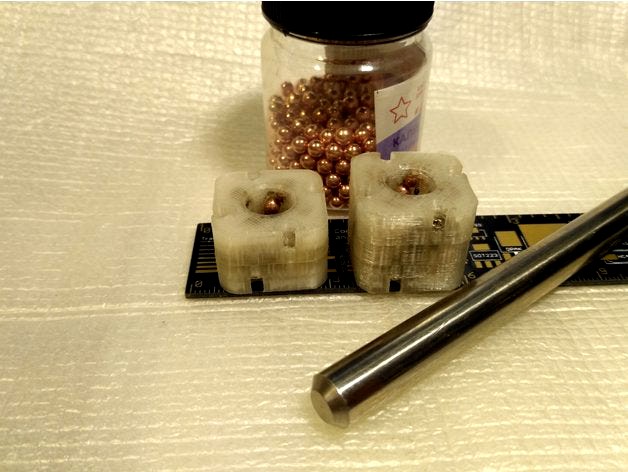 Linear recirculating ball bearing 10mm by SiberK