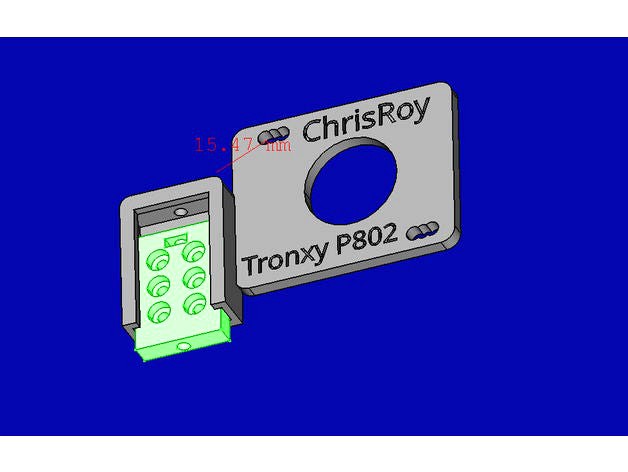 Tronxy P802MA sensor mount by Chrysroy