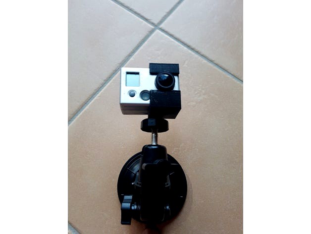 GoPro 2 HD Adapter for sucker cup by DerKlotz74