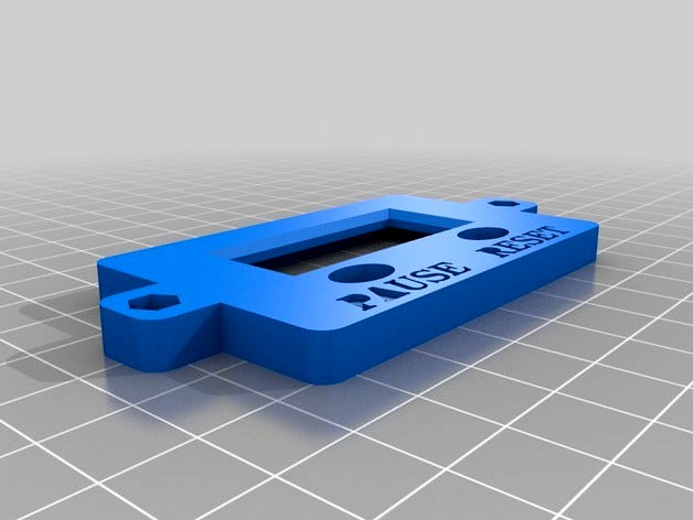 Mounting frame for LCD Digital Counter P11 5A by mnis