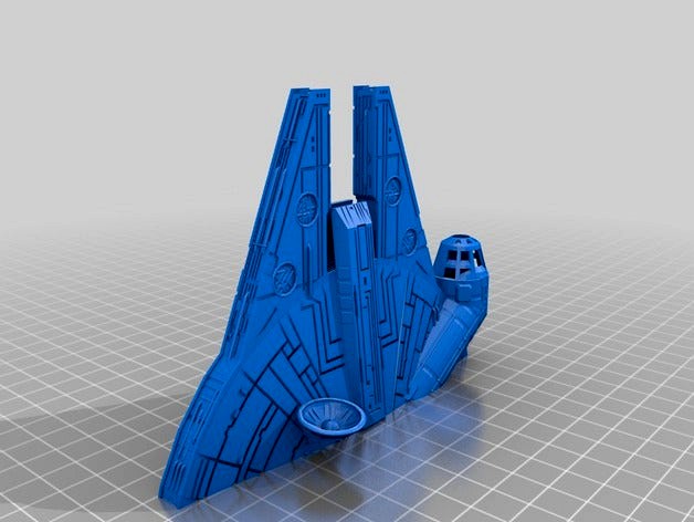 Millenium Falcon-Split by Captnmazur