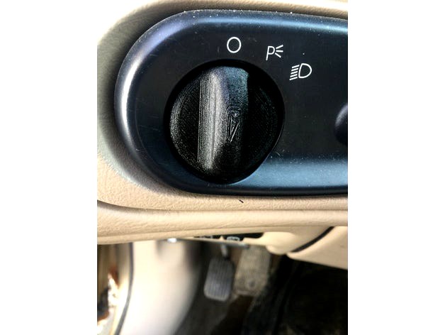 Car Head Light Knob (Works for a Ford Taurus) by LizardDude990