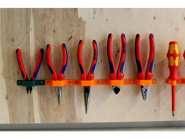 Knipex pliers compatible wall mount by Fablab_Ideenreich