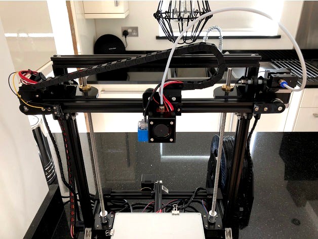 TronXY X3A / X3 X-Axis & Z-Axis Drag Chain Cable Management by Nate80