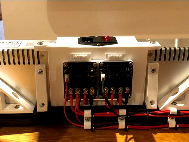 Tronxy X5S Dual PSU Cover Fuse Switch by T3ddyDangerous
