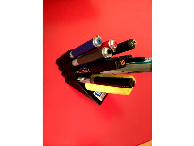 Desktop pencil organizer - angled by YasiekPL