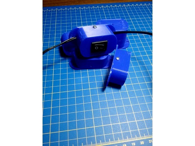 Basic switch box for rectangular switch.  by DavieSprocket