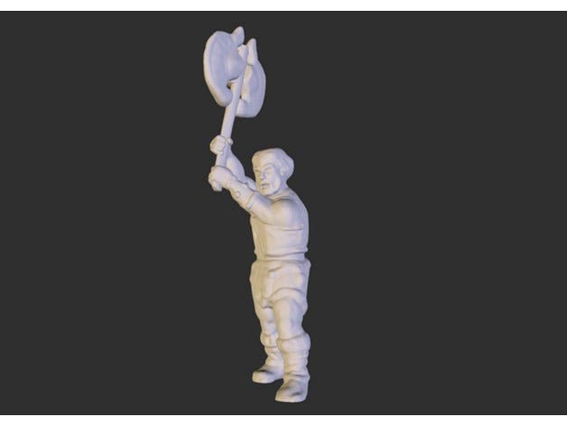 Jergar, Primitive Barbarian (28mm Scale) by Jeremy8077