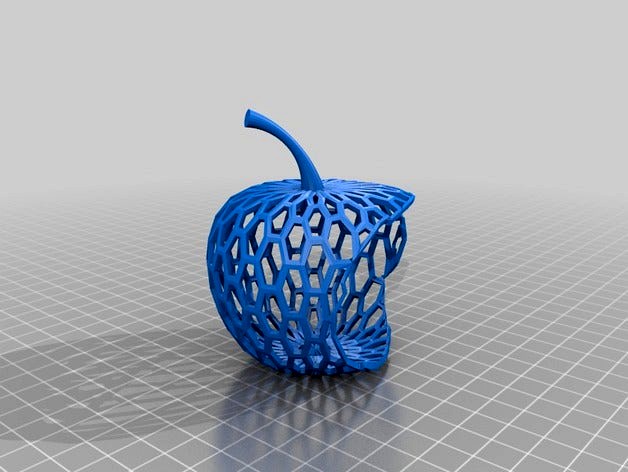 the bitten honeycomb apple by Syzguru11