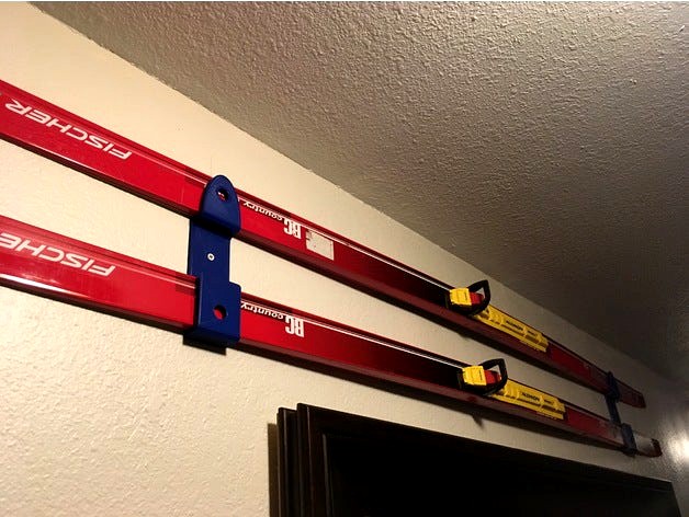 Cross Country Ski Holder  by cmadson