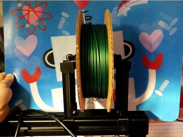 Quick Swap Spool Holder with various Mounts by tinkerz