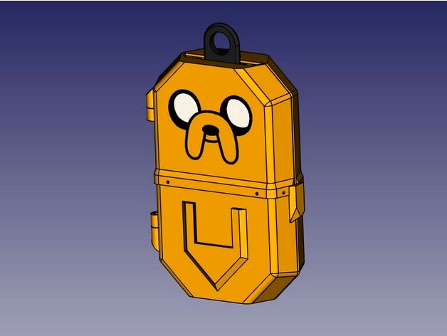 SuperHero Chemo Box. FreeCAD Sources by elgambitero