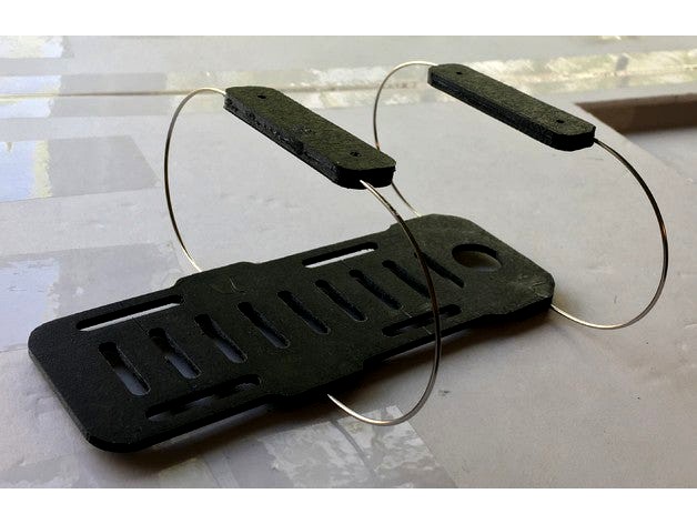 Tricopter Camera+Battery Vibration dampening mount by FPV_Pilot