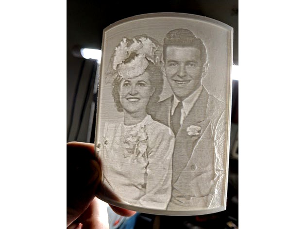 Lithophane of Mom and Dad by reactron