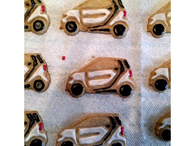 Smart Car Cookie Cutter by TeamOliva