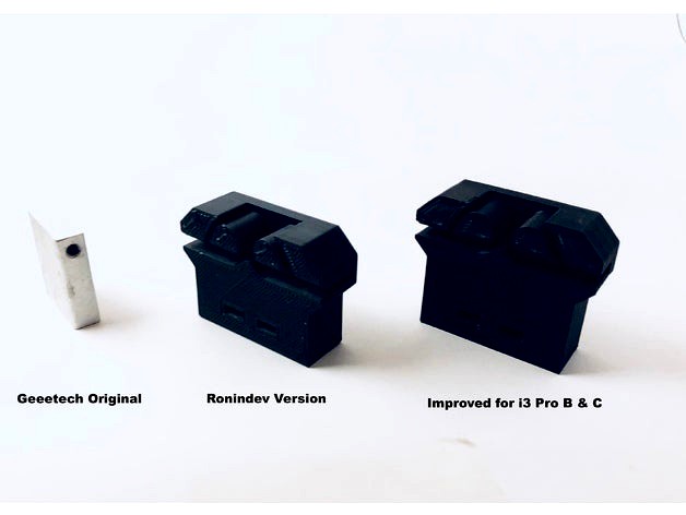 Geeetech Improved Y belt holder by gericho
