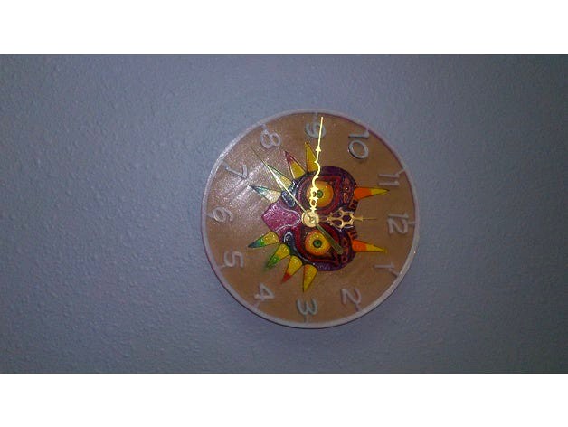 Majora's Mask Clock  by GiantGammaRay