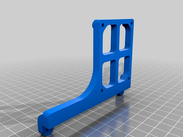 Support mount for a second Mosfet into Anet E10 by cypsoisse