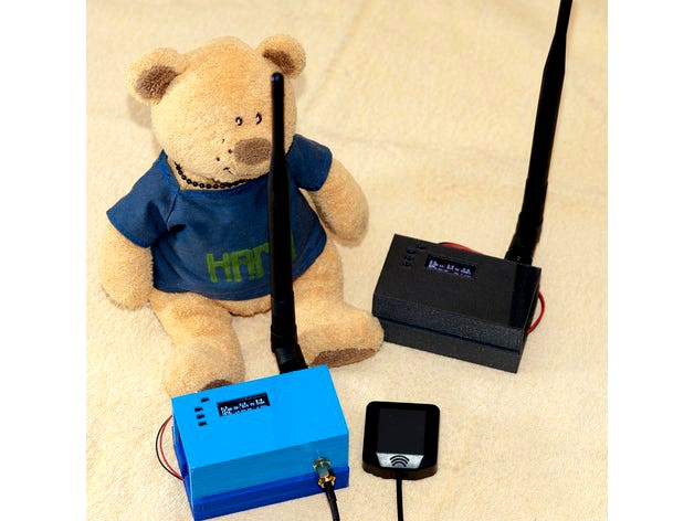 Enclosure for "The Things Network" node with GPS by Amedee