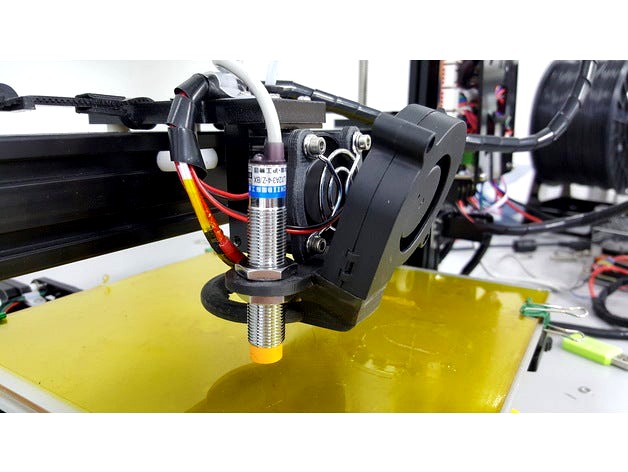 ANet A2 fan duct with bracket for 12mm_sensor by aentwistle