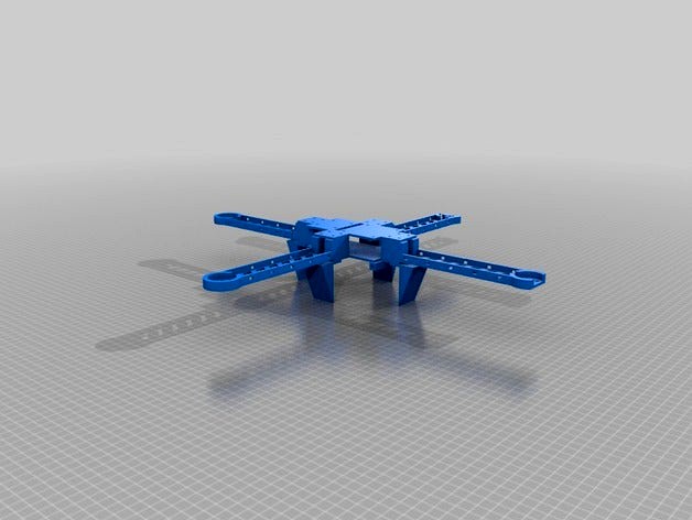 Quadcopter Frame v3 by willcode4cash