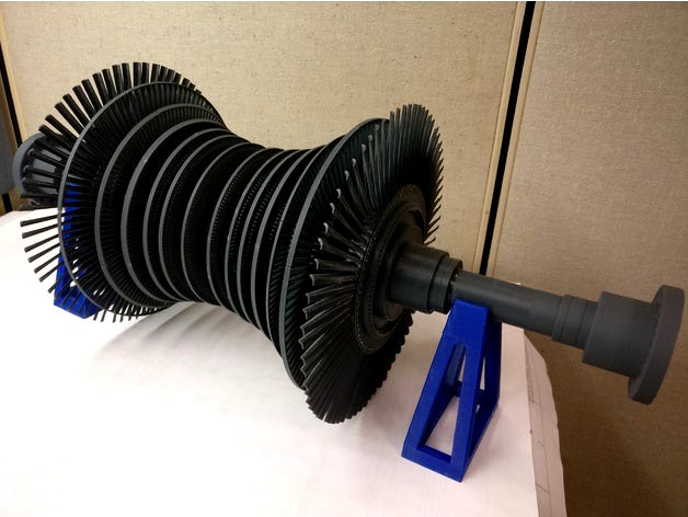 Low Pressure Steam Turbine Rotor by bukwirm