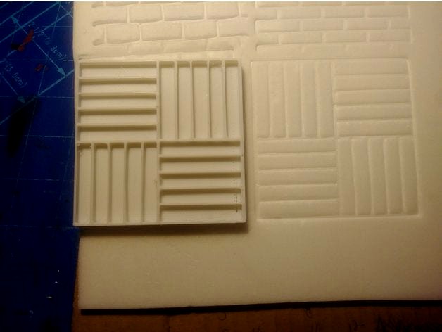 Standard Block Pattern Stamp by Olyrick